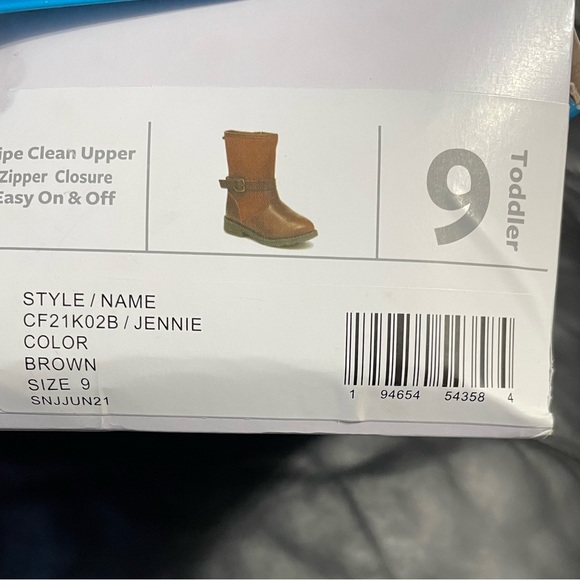 Brand new Carters toddler size 9 boots !! - Picture 2 of 2